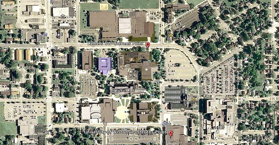 Uw Stevens Point Campus Map See UWSP in 3D « College of Professional Studies | University of 