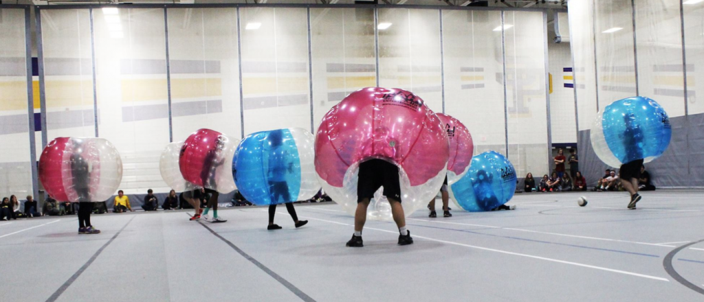 Have you seen battle balls? Centertainment offered a fun night of bubble soccer!