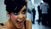 Lily Allen excited gif